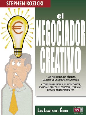cover image of El negociador creativo